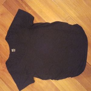 Old Navy XL black relaxed maternity with rusched sides